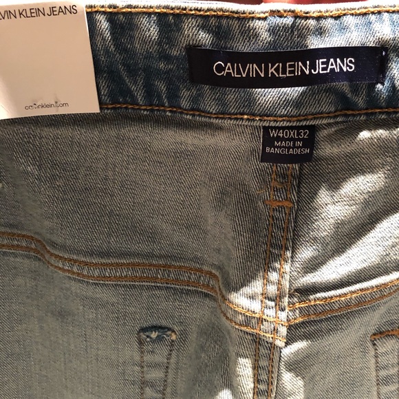 New Calvin Klein Jeans Denim Mens Jean Pants 40x32 - Picture 7 of 8